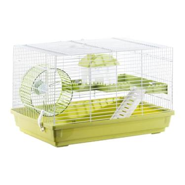 Imagem de Stgfyxgs Gaiola para hamster com espaço para pequenos animais, ideal para coelhos e ouriços, verde