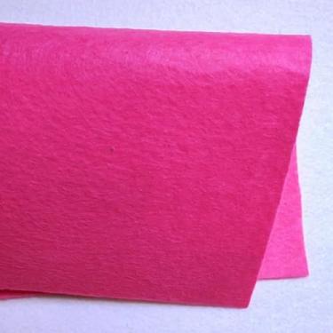 Imagem de Kvatppe 1 peça de feltro de artesanato de 89 cm x 89 cm, folhas quadradas de tecido de feltro colorido DIY, tecido de feltro de 1,4 mm de espessura para suprimentos de artesanato de costura, rosa