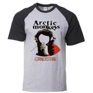 Imagem de Camiseta Arctic Monkeys Cornerstone - Alternativo basico, Cinza-Preto 