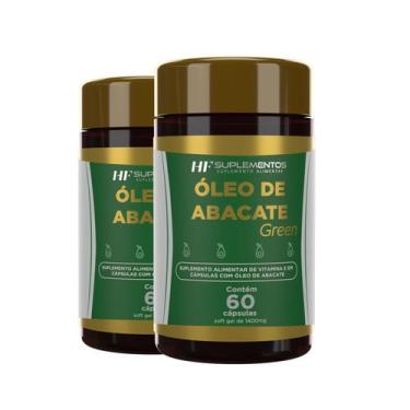 Imagem de 2x OLEO DE ABACATE COM VITAMINAS 1000MG 60 CAPS HF SUPLEMENTS