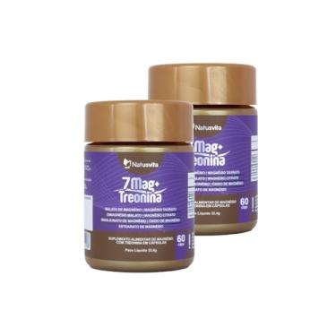 Imagem de 7 Magnésios + Treonina. Dimalato Taurato Citrato Bisglicinato Cápsulas (2 und. 120 cáspulas)