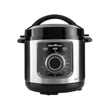 Imagem de Panela de Pressão Elétrica Britânia Multifuncional BPP01PI 700W 3L
