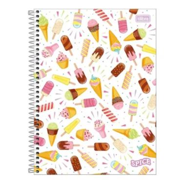 Imagem de Caderno Espiral Capa Dura Universitário Spice Feminino 256f 16 Matérias Tilibra Estampa 5