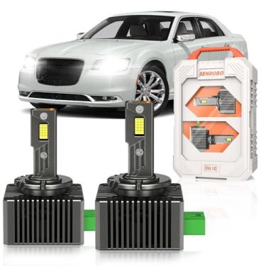 Imagem de SENROBO Adequado para Chrysler 300C 300S 200 200C 200S Pacifica Minivan Voyager Minivan D3S HID, 30000LM 600% mais brilhante substituição de luz de xenon D3SC1, branco frio 6000K, pacote com 2