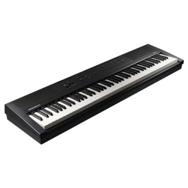 Imagem de Piano Digital Kurzweil KAE1 88 Preto Teclas Pesadas Ação de Martelo Polifonia 128 Vozes Biblioteca KORE 1.0 Conectividade Bluetooth USB-MIDI Sistema de Som 30W