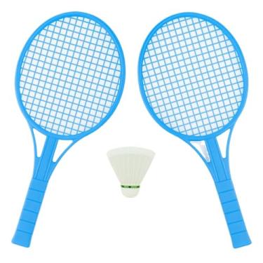 Imagem de Jogo de raquete com Peteca e bola azul