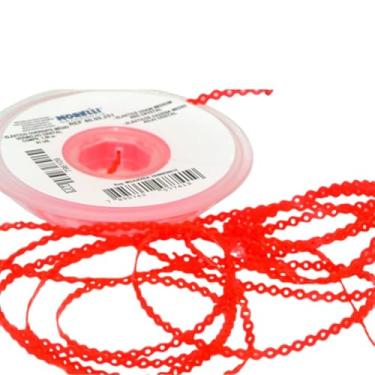 Imagem de Elástico Borrachinha Aparelho Ortodôntico Corrente Médio 1.5 metros