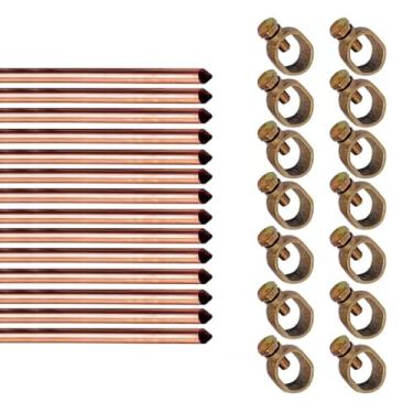 Imagem de Kit Haste Aterramento Cobre - 5/8 X 2,4mts / Conector