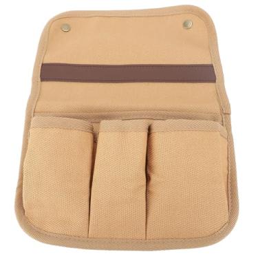 Imagem de RiToEasysports Saco de Cadeira, Saco de Suspensão Lateral da Cadeira de Acampamento da Lona da Dupla Camada Com Fivelas do Vintage Sarja Resistente Tecido para o Suporte da Barraca da Poltrona