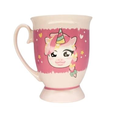 Imagem de Zona Criativa – Caneca Royal Unicórnio 300ml | Formato Clássico e Romântico, Ideal para Presentear, Cerâmica com Acabamento Fino e Estampa Inspiradora - Ideal para Café, Chá e Suco