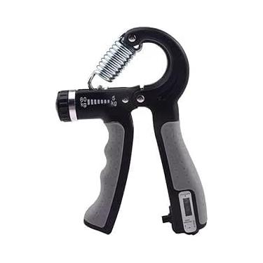 Imagem de Hand Grip Exercitador de Mãos Ajustável 5–60kg com Contador – Fortalecedor Portátil, Ergonômico e Ideal para Treino de Força, Resistência e Reabilitação
