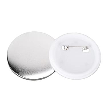 Imagem de Generic DIY Badge Back Cover Base de Plástico de Folha de Flandres Resistente à Ferrugem 100 Unidades para Atividades Presentes Natal Aniversário DIY Ferramenta de crachá para Mochilas Jaquetas