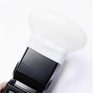Imagem de 1 capa de silicone macio com difusor para GODOX, Nikon, Sony, Olympus, Fujifilm, Panasonic, Yongnuo, Speedlite