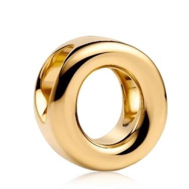 Imagem de Amieween Pingentes com letra inicial O banhado a ouro 14K, mulheres, presentes, amor, mãe, família, amiga, aniversário, Natal, Dia das Mães, Dia dos Namorados, pulseiras e colares, pingente A-Z para
