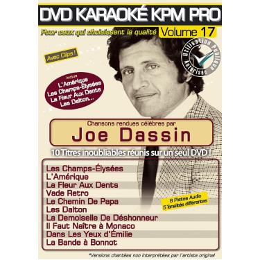Imagem de DVD Karaoké KPM Pro Vol.17 ''Joe Dassin''