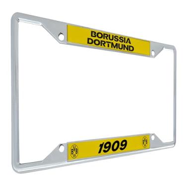 Imagem de Desert Cactus Borussia Dortmund FC Moldura de placa de licença BVB Alemanha Alemanha Die Schwarzgelben Suporte de etiqueta de carro de futebol para frente ou verso do carro oficialmente licenciado em