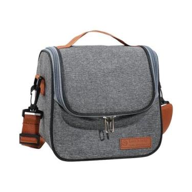 Imagem de Bolsa Térmica Grande Capacidade Com Compartimento Para Gelo, Bolsa De 