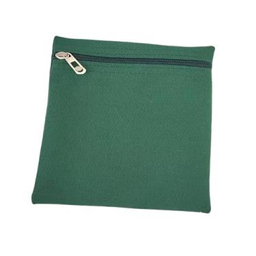 Imagem de Lilihuimaoyi Bolso Embutido com Zíper, Compartimento Seguro para Guardar O Celular, Lona, Prático, Leve, Discreto, Bolsos Internos, Verde Escuro