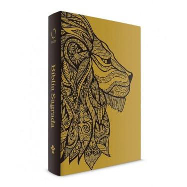 Imagem de Bíblia Leão Dourado - Capa Dura Luxo - NAA