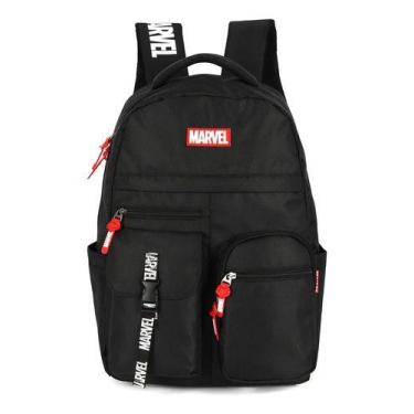 Imagem de Mochila De Costas Juvenil Original Marvel Personalizada - Luxcel, Pret