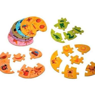 Imagem de Brinquedo Educativo Quebra Cabeça Associação Cores 48 Peças - SONHO DE
