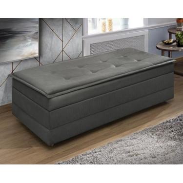 Imagem de puff recamier que vira cama casal estofado para quarto - Mini Me Artig