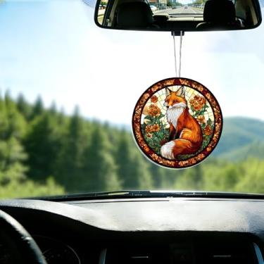 Imagem de Acrílico colorido, apanhador de sol, decoração de janela suspensa de coruja, arte de parede de arco-íris, para sala de estar, quarto, varanda, interior e exterior, jardim, enfeites de Natal 19 x 19 cm