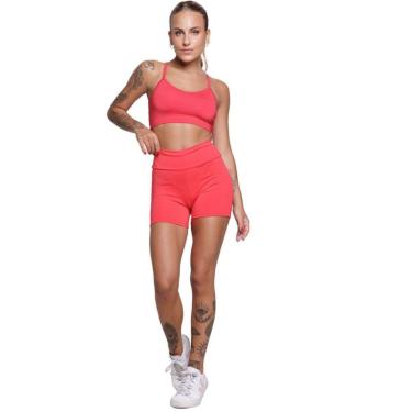 Imagem de Conjunto Fitness Feminino Vekyo – Top Alça Fina Sem Bojo + Short Suplex para Academia e Treino-Feminino