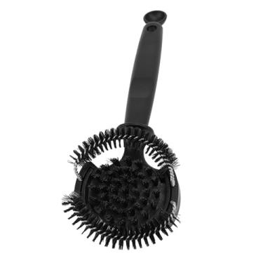 Imagem de aqxreight Escova para Máquina de café Com Cabo Estendido, Escova Redonda Com Cerdas de Nylon Removível para Máquina de Cabeça de Grupo de 58 mm. As Máquinas de Manutenção Moem óleos Removem a