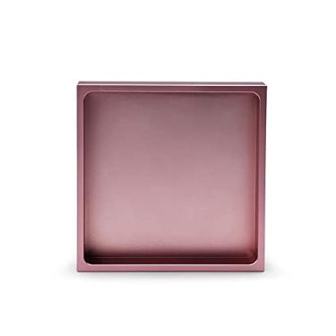 Imagem de Suporte de joias empilhável em ouro rosa, colar pulseira anel vitrine placa vazia organizador caixa suporte presentes para meninas mulheres exibição de joias (tamanho: 1 peça)