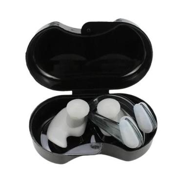 Imagem de Conjunto De Protetores De Ouvido De Silicone Para Natação Para Adultos