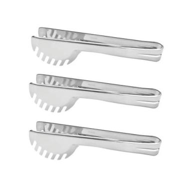 Imagem de Kit 3 Pegador De Massa Macarrão Inox Restaurante Tramontina - Tramonti