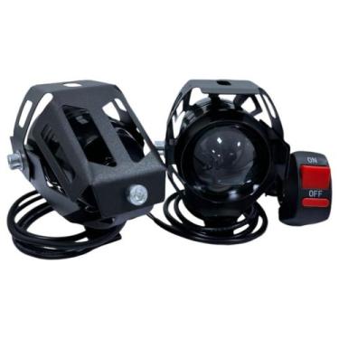 Imagem de Farol de Led Auxiliar Com Suporte KGA Moto Parts