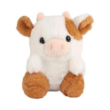 Imagem de Brinquedo De Pelúcia Vaca Leiteira Colorida De Morango 20cm Presente F