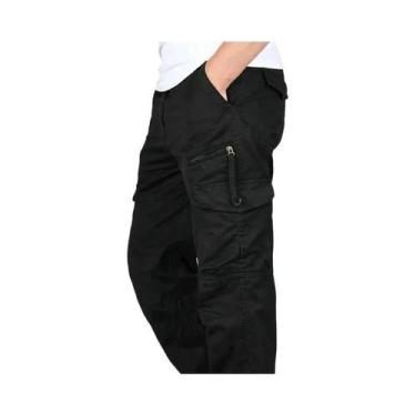 Imagem de Calças Cargo Camufladas De Inverno Para Homens, Dupla Camada, Forradas