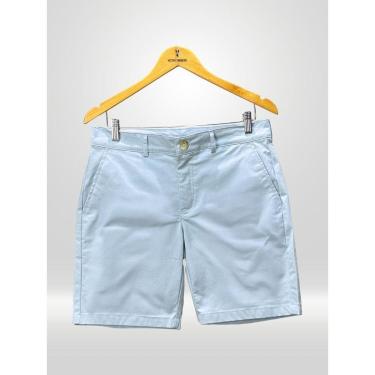 Imagem de Bermuda Masculina Sarja Algodão com Elastano Azul Celeste-Masculino