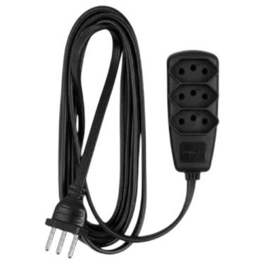 Imagem de Extensão Elétrica Cabo PP 3x0,75x10m 2P+T 10A 3 Tomadas DN1914 DANEVA