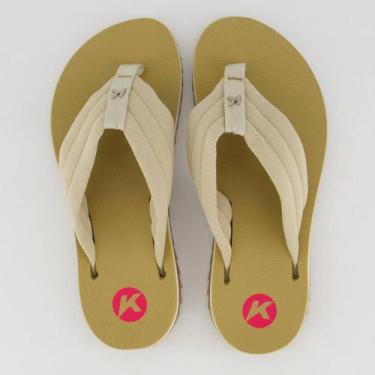 Imagem de Chinelo Kenner Kyra Pro Comfy Feminino Caqui, 40