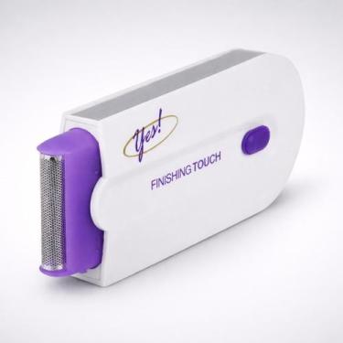 Imagem de Depilador Elétrico Recarregável com Luz LED para Rosto e Corpo - Genér