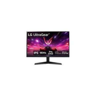 Imagem de Monitor Gamer LG UltraGear 24", FHD, 180Hz, 1ms, IPS, DP e HDMI, HDR10, FreeSync, G-Sync - 24GS60F-B