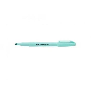 Imagem de Marca Texto Cis Lumini Azul Pastel com Ponta Chanfrada Traço 1-3,5MM Unidade para Destacar Azul