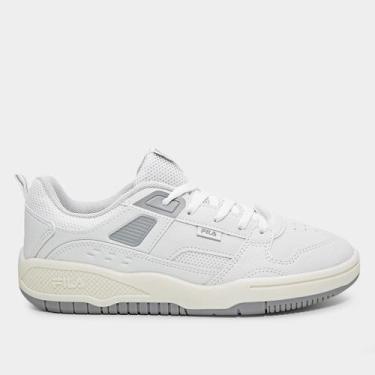 Imagem de Tênis Infantil Fila Corda, Branco, Cinza, 28