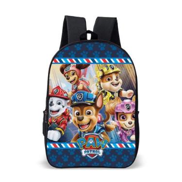 Imagem de Mochila Infantil Bolsa Escolar Com Tema De Cães Heróis Para Volta Às A
