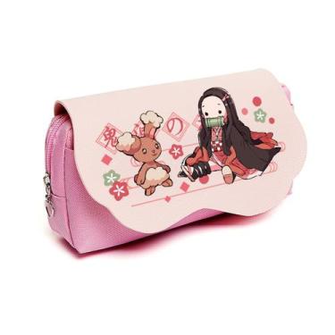 Imagem de Bolsa de lápis Demons Slayers Kamados Nezukos impermeável de nylon - y