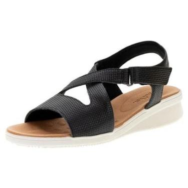 Imagem de Sandália Feminina Salto Baixo Usaflex - Ae2026-Feminino