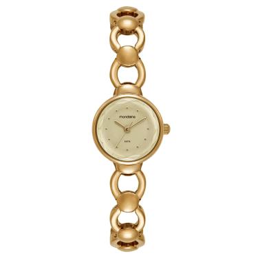 Imagem de Relógio MONDAINE feminino corrente dourado 32976LPMVDM1