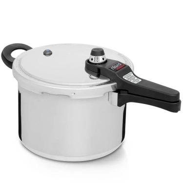 Imagem de Panela de Pressão Eterna Polida - 8 Litros - Nigro