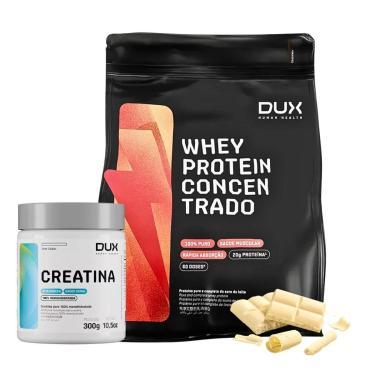 Imagem de Kit Whey Concentrado 1,8kg + Creatina 300g Dux + Performance-Unissex