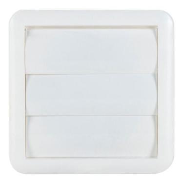 Imagem de Veneziana Autofechante  Branca Ventisol 100 mm p/ Duto e Exaustor