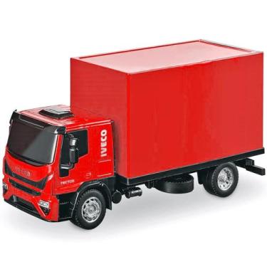 Imagem de Caminhão Iveco Tector Baú - Usual Brinquedos, Vermelho